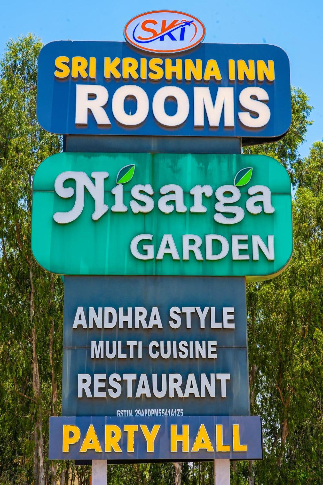 Sri Krishna Inn - Kempegowda Airport Bangalore Devanahalli Bagian luar foto